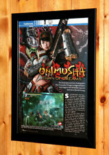 Onimusha Dawn of Dreams raro pôster pequeno / página de anúncio antiga emoldurada PlayStation 2  comprar usado  Enviando para Brazil