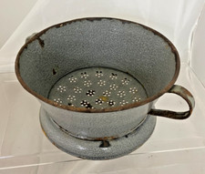 Vintage enamel vegetable for sale  HIGH PEAK