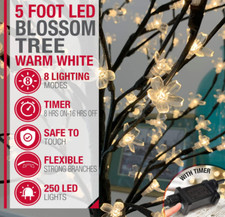 7ft warm white for sale  MANCHESTER