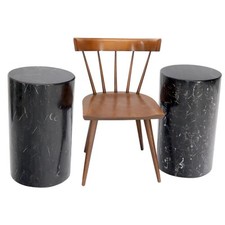 Pair black marble for sale  USA