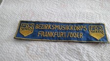 Fdj aufnäher bezirksmusikkorp gebraucht kaufen  Berlin