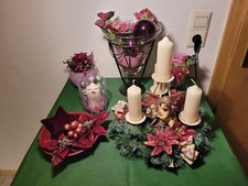 Altrosa adventskranz windlicht gebraucht kaufen  Bubesheim