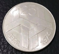 Usado, Moeda 250 Escudos / 25 de Abril / 1974 Portugal comprar usado  Enviando para Brazil