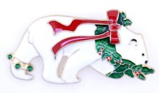 Usado, Broche/pino de urso polar esmalte festivo, equipamento de Natal/Natal comprar usado Usado, Broche/pino de urso polar esmalte festivo, equipamento de Natal/Natal comprar usado  Enviando para Brazil