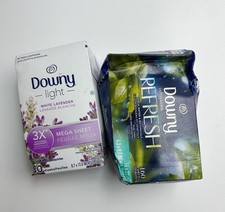Folhas de secadora Downy Refresh água de bétula 160 folhas e lavanda 50 folhas NOVO comprar usado  Enviando para Brazil