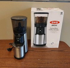 Moedor de café OXO Brew cônico rebarba - Aço inoxidável/branco modelo 8717000 comprar usado  Enviando para Brazil
