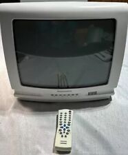Antigo Philips Magnavox 13" CRT TV Modelo #PR1397 X122 com Controle Remoto (Branco) Gamer (LEIA), usado comprar usado  Enviando para Brazil