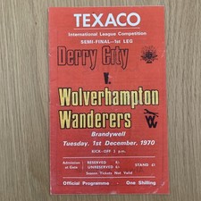 Derry city wolves for sale  HENLOW