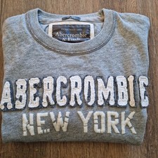 Camisa masculina abercrombie and fitch muscle tamanho médio cinza comprar usado  Enviando para Brazil