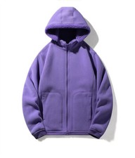 Moletom esportivo masculino polar de lã com capuz treino casual ao ar livre comprar usado  Enviando para Brazil