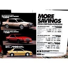 1989 chrysler plymouth for sale  Wilmington