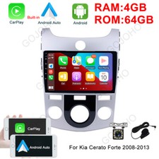 Rádio estéreo veicular 64GB Android 13 GPS navegação carplay para Kia Cerato Forte 2008-2013 comprar usado  Enviando para Brazil