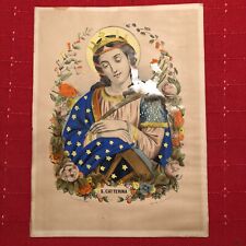 Litografia acquerellata cateri usato  Crevacuore