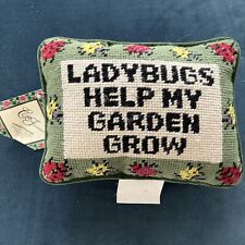 Ladybug accent needlepoint for sale  Arlington