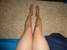 Collants beiges voile d'occasion  France
