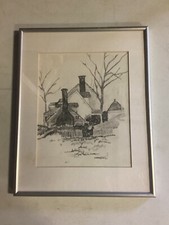 Pencil etching home for sale  Bethel