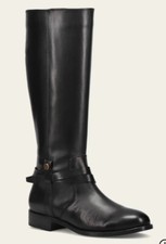 Bota de Equitação Feminina FRYE Melissa com Cinto Alto Joelho Alto Preta 8 M US Western comprar usado  Enviando para Brazil