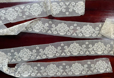 Dentelle ancienne bordure d'occasion  Morestel