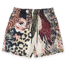 Shorts de malha Eric Emanuel estilo cinético logotipo estampa múltipla - praia, verão, academia, usado comprar usado  Enviando para Brazil