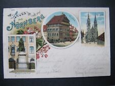 Nürnberg litho karte gebraucht kaufen  Marktredwitz