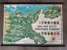 Schul landkarte heimatkarte gebraucht kaufen  Hemer