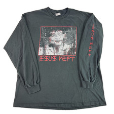 Camisa manga longa vintage Hell Raiser Taste Our Pleasures Jesus Wept cabeça de alfinete GG comprar usado  Enviando para Brazil