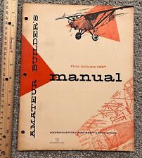 Manual de construção amador Experimental Aircraft Association primeiro volume 1957 comprar usado  Enviando para Brazil