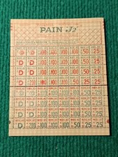 Rationing ticket sheet d'occasion  Expédié en Belgium