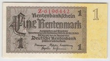 Banknote rentenmark 1937 gebraucht kaufen  München