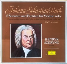 Usado, Henryk Szeryng: Bach- Sonatas & Paritas for Solo Violin/ DGG  Box white promo comprar usado  Enviando para Brazil