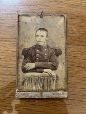CDV Circa Homme Militaire Uniforme J PARRY Aurillac Cantal Albumen comprar usado  Enviando para Brazil