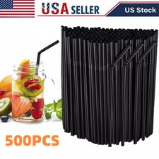 500pcs straws plastic for sale  Bordentown