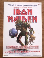 IRON MAIDEN 2011 Final Frontier Tour ORIGINAL JAPANESE POSTER size: 10x7 inches, usado comprar usado  Enviando para Brazil