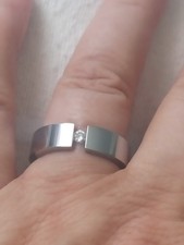 Diamonique ring edelstahl gebraucht kaufen  Bremen