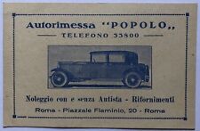 Cartolina pubblicitaria autori usato  Roma