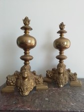 Ancienne paire chenêts d'occasion  Thorigné-Fouillard