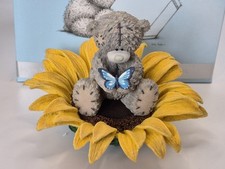 Bear figurine sunflower for sale  KING'S LYNN