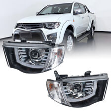 2 peças farol de LED para Mitsubishi Triton L200 MN ML 2005-2014 farol dianteiro novo comprar usado  Enviando para Brazil