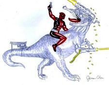 Deadpool rex dinosaur for sale  East Elmhurst