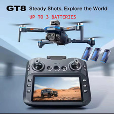 [3 BATERIAS] Drone profissional 8K HD câmera dupla com WIFI prevenção de obstáculos comprar usado  Enviando para Brazil