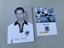 2 x WILLI GERDAU (†2011) DFB  signiertes Foto 9x13 + Papierbild Sonderpreis comprar usado  Enviando para Brazil