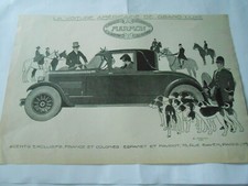 Publicité 1925 voiture d'occasion  La Verpillière