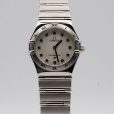 Relógio feminino OMEGA Constellation quartzo aço 25 mm vintage bom estado esfregão, usado comprar usado  Enviando para Brazil