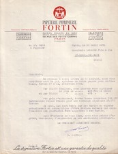 Paris fortin invoice d'occasion  Expédié en Belgium