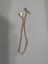 14k figaro anklet for sale  Anaheim