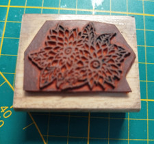 Holz stempel blumen gebraucht kaufen  Essen