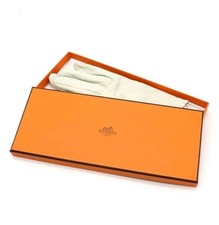 NOVAS luvas de couro autênticas HERMÈS Cadena com caixa comprar usado  Enviando para Brazil