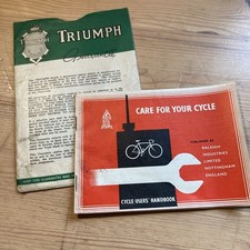 1960 triumph bicycle for sale  IPSWICH