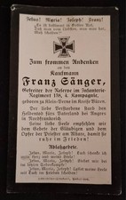 Sterbebild gefreiter 158 gebraucht kaufen  Kassel