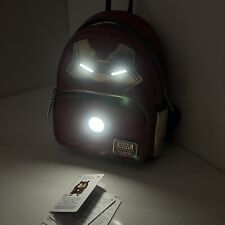 Usado, Mini Mochila Marvel Loungefly Homem de Ferro Cosplay Face - ACENDE! comprar usado  Enviando para Brazil